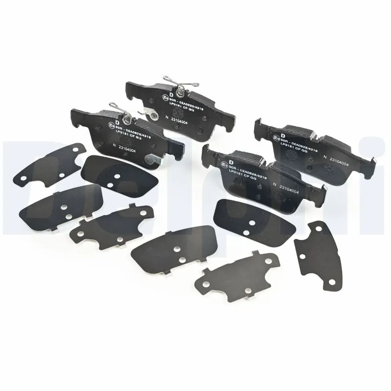 Задні гальмівні колодки Delphi LP3151 ціна, від 33.48 USD