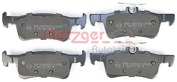 Задні дискові колодки Peugeot/Citroen 1647886480