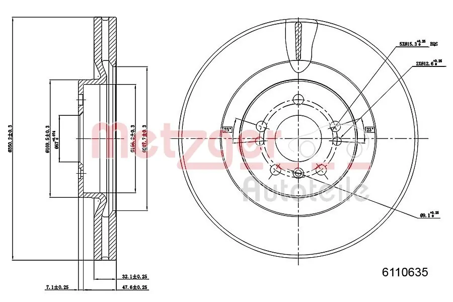 DDF2206C1 Ferodo Гальмо дискове переднє