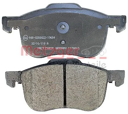 Гальмівні колодки Metzger 1170013 ціна, від 38.84 USD