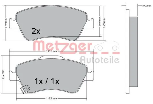 Гальмівні колодки Toko cars T2115131 ціна, від 22.94 USD
