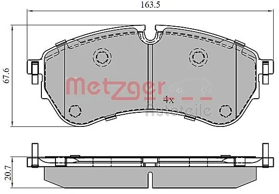 KBP10092 Kavo Parts Передні гальмівні колодки