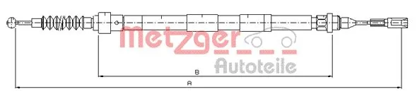 Трос ручного гальма задній, правий/лівий Adriauto AD130280 ціна, від 9.42 USD