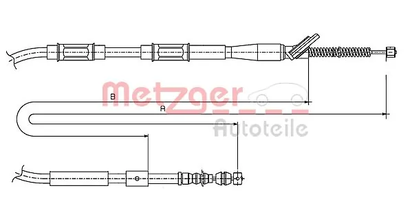 AD5202071 Adriauto Трос ручного гальма задній, правий