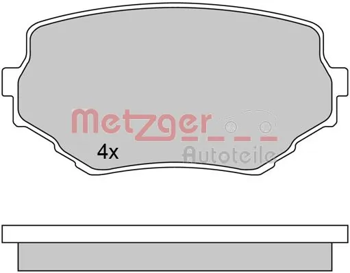 1A513323Z Mazda Передні гальмівні колодки