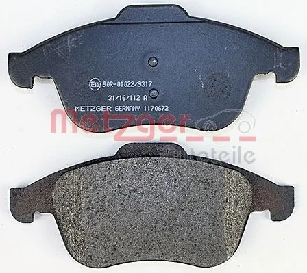 Передні гальмівні колодки на Renault Laguna III BT0, BT1