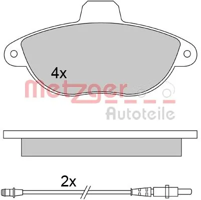 Тормозні колодки Polcar FVR1002