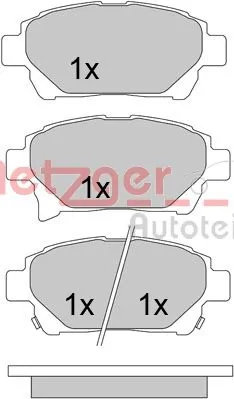 986494333 Bosch Передні гальмівні колодки