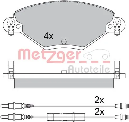 Тормозні колодки Hexen DBS2382
