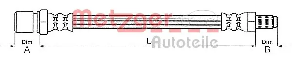 Гальмівні шланги передні 112241 Cofle