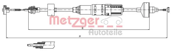 LIN471051 Linex Трос зчеплення
