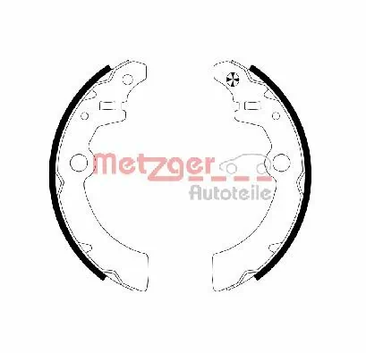 Купити C08021JC Japan Cars Колодки гальмові задні, барабанні
