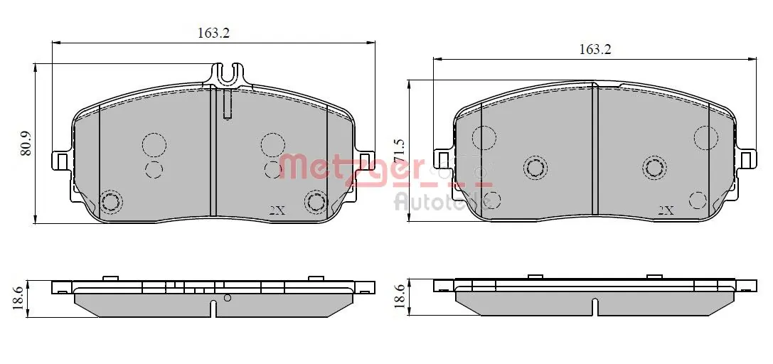 Гальмівні колодки VALEO 302550 ціна, від 75.08 USD