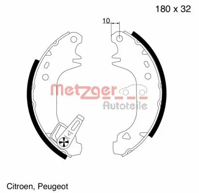 Колодки гальмові задні, барабанні Bosch 986487274 ціна, від 15.19 USD