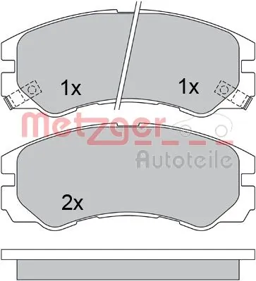 1605852 Peugeot/Citroen Передні гальмівні колодки