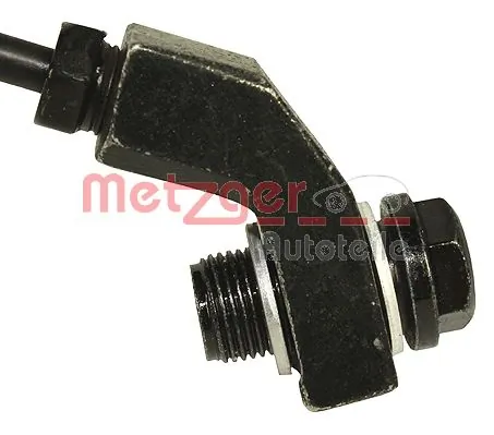 4119366 Metzger Шланг гальмівний задній, лівий