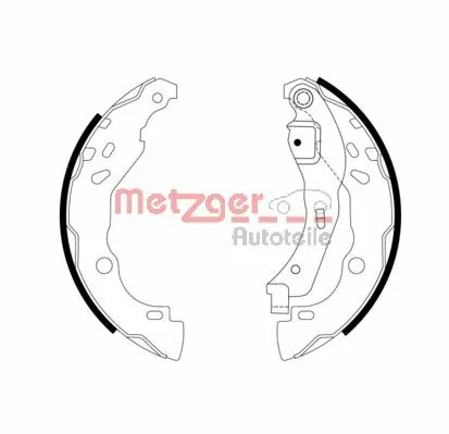 Колодки гальмові задні, барабанні 440609415R Lada