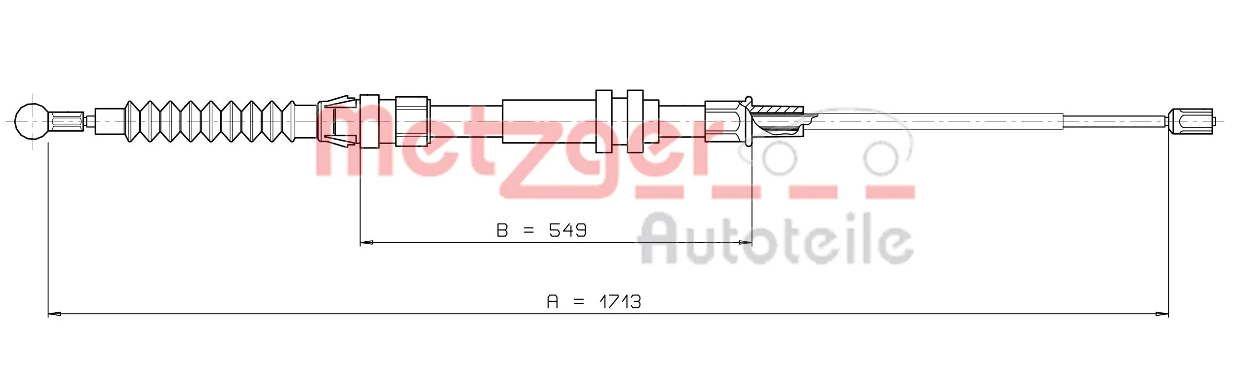 Трос ручного гальма задній, правий/лівий Cavo 70026900 ціна, від 8.12 USD