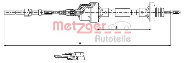 90522456 General Motors Трос зчеплення