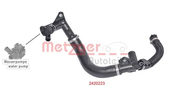 Шланг/патрубок системи охолодження Mitsubishi MN982663 ціна, від 49.37 USD