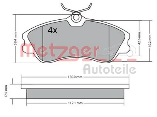 Гальмівні колодки Polcar BS0986424583 ціна, від 18.11 USD