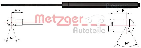 Купити GS0838 Magneti Marelli Амортизатор двері багажника