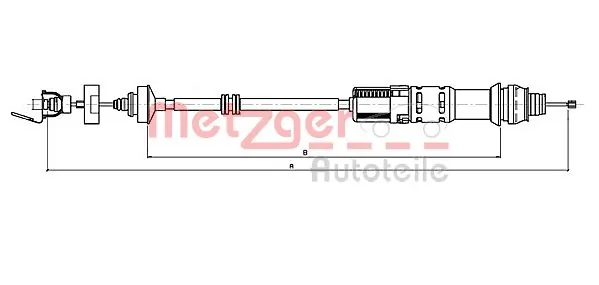 Трос зчеплення Adriauto AD070130 ціна, від 20.62 USD