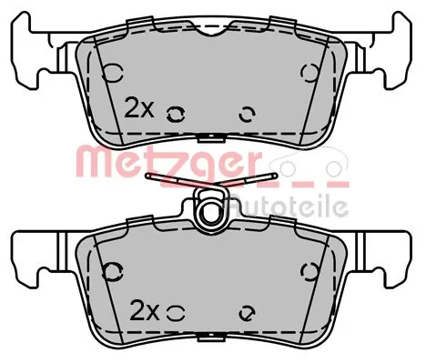 Купити 1647886480 Peugeot/Citroen Задні колодки