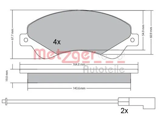 Гальмівні колодки PSP L0381 ціна, від 29.90 USD