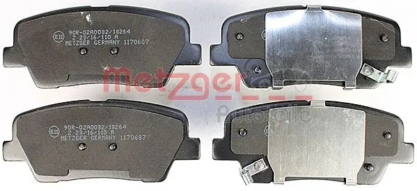 6014626 Kraft Колодки гальмівні задні, дискові