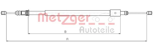 Трос стоянкового гальма задній правий Dr!ve+ DP3110100315 ціна, від 7.79 USD