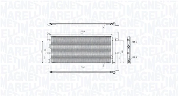 Конденсатор кондиціонера AND 42260083 ціна, від 76.44 USD