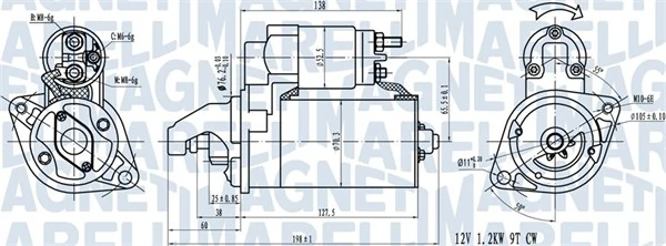 Стартер 220871A Messmer