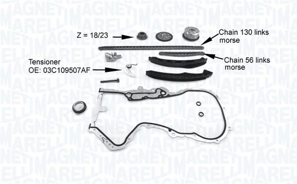 Купити 03C109507L VAG Комплект ланцюга ГРМ