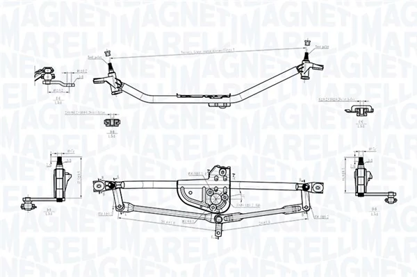 Купити Трапеція двірників Audi A4 B6 8E2