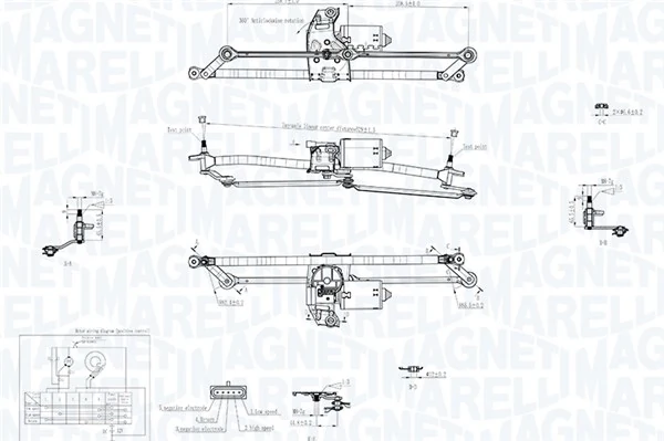 064351763010 Magneti Marelli Трапеція склоочисника