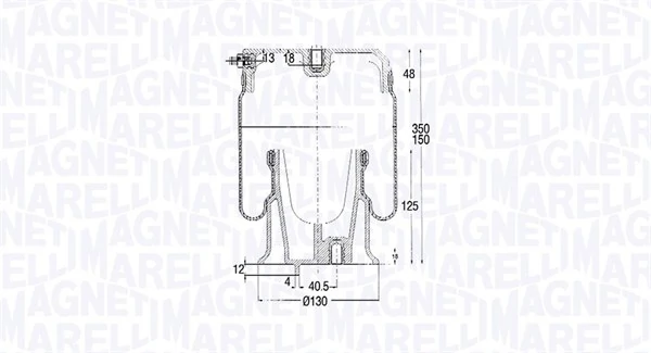 030607020185 Magneti Marelli Ресора пневматичної підвіски