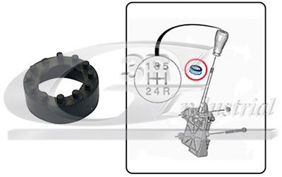 1634738080 Peugeot/Citroen Втулка куліси КПП