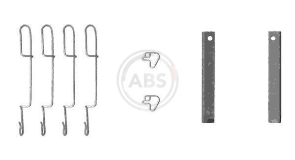 Купити A0041280000 Mercedes Комплект пружинок кріплення дискових колодок, задніх