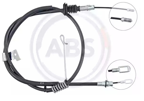 Трос стоянкового гальма задній лівий ABS K14069 ціна, від 22.14 USD