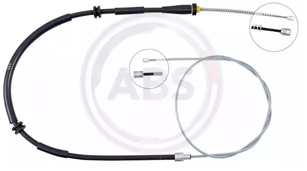 Трос ручного гальма задній, правий/лівий ABS K14081 ціна, від 16.65 USD