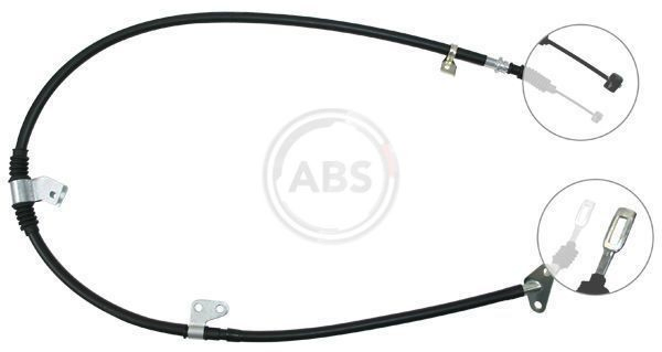 G21744420 Mazda Трос ручного гальма задній, лівий