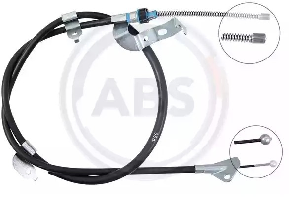 Купити K15009 ABS Трос ручного гальма задній, правий