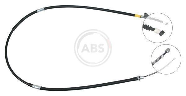 Купити K15957 ABS Трос ручного гальма задній, лівий