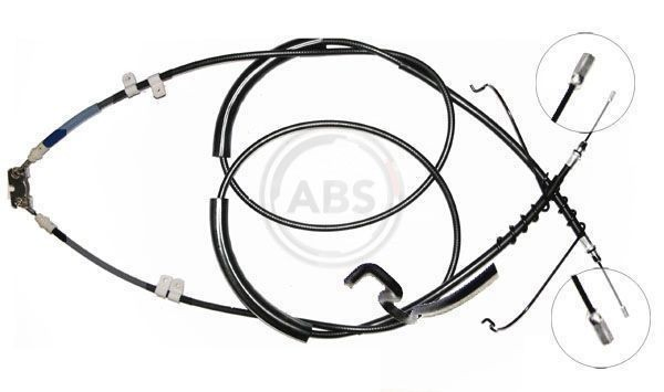 Трос ручного гальма задній, правий/лівий ABS K17725 ціна, від 25.34 USD