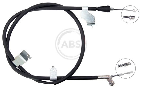 Трос стоянкового гальма задній правий ABS K19872 ціна, від 32.40 USD