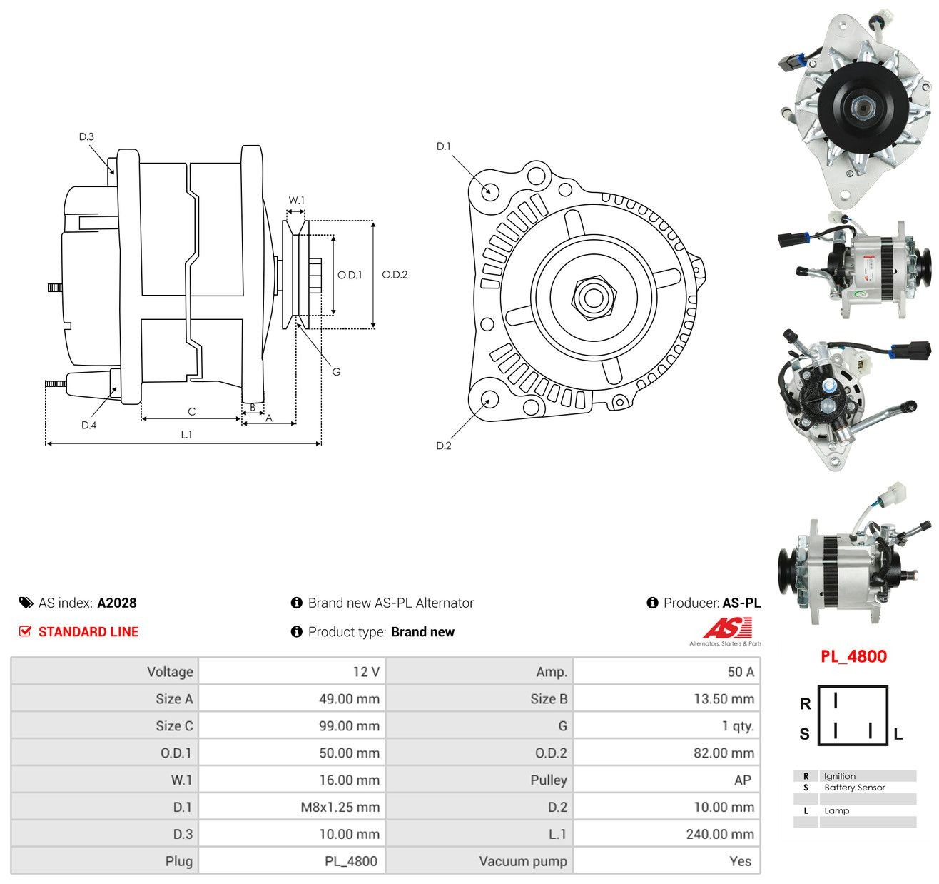 Генератор Opel 94405044 ціна, від 157.45 USD