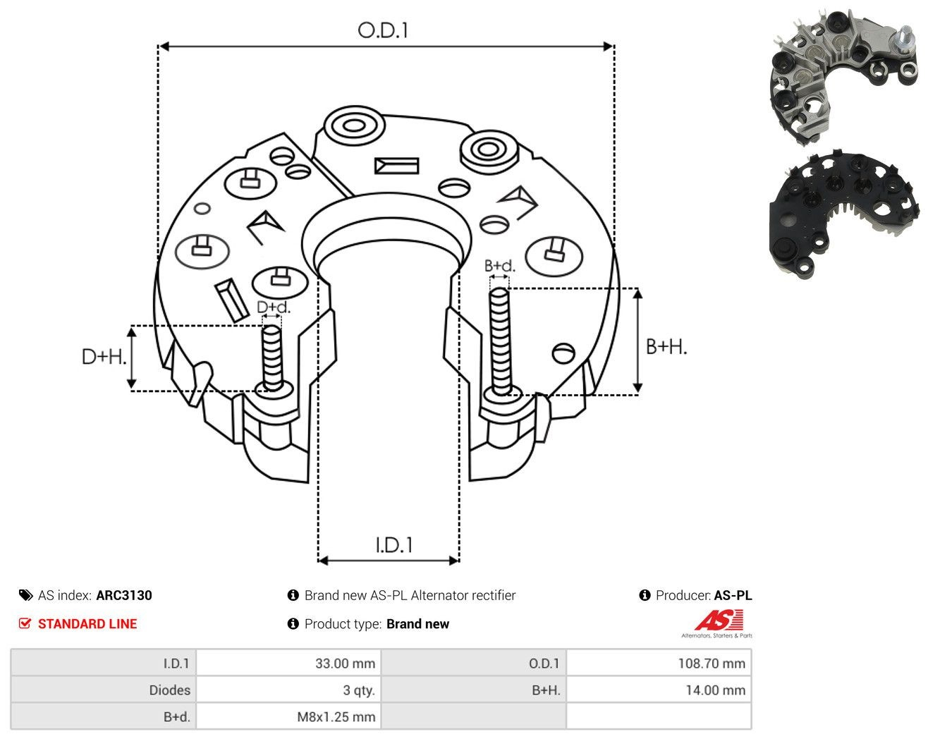 Діодний випрямляч на Audi A6 C6 4F5