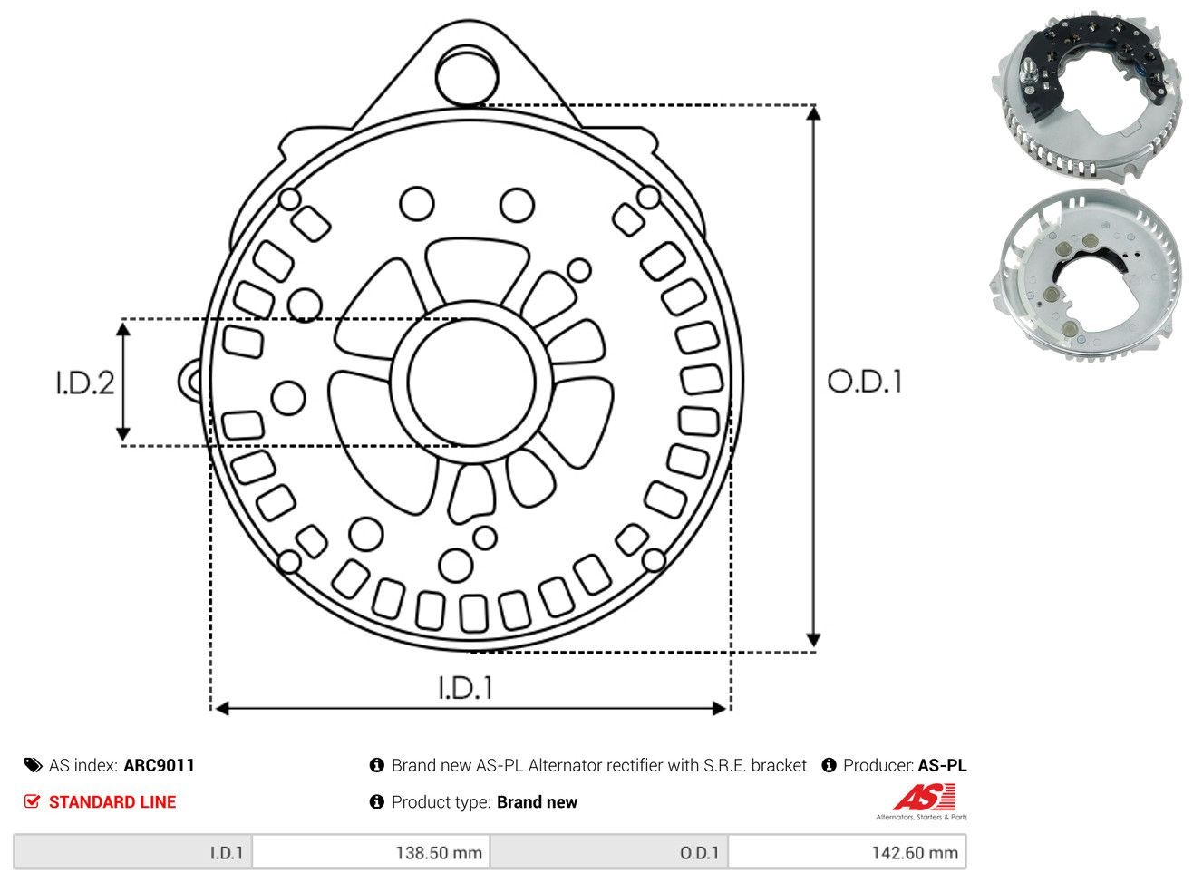 Діодний випрямляч на Ford Mondeo II BFP
