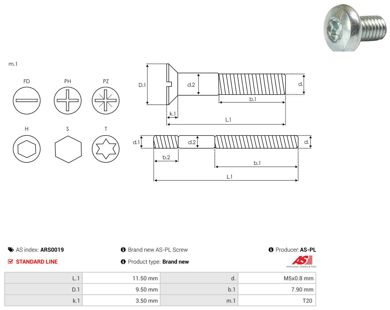  As-pl ARS0019 ціна, від 0.05 USD